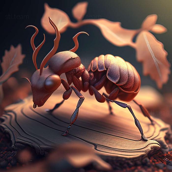 3D модель Myrmica punctiventris (STL)